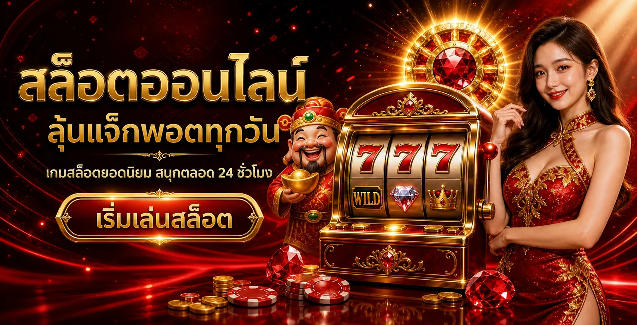 สล็อตออนไลน์ ANGPAO111 แบนเนอร์สล็อตโทนแดงทอง
